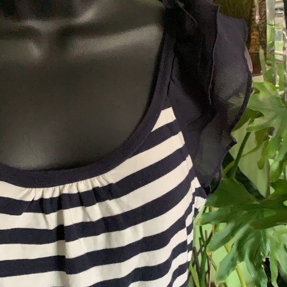 Express Tops - Express blue and white top